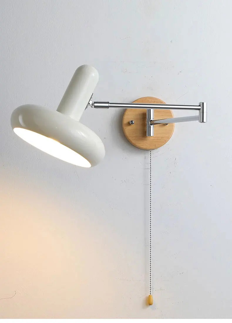 WindRocker FlexArm Wandlamp – Vintage Telescopische Leeslamp - wandlamp - afmetingen