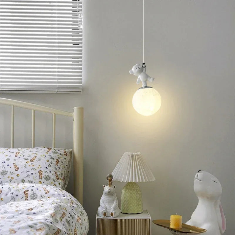 Nordic Bear Glow - hanglampen - in de kamer