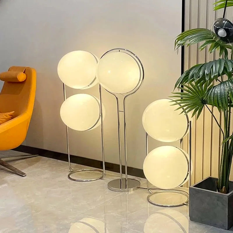 LumiSphere Art Deco LED Bol Vloerlamp - vloerlamp - detail