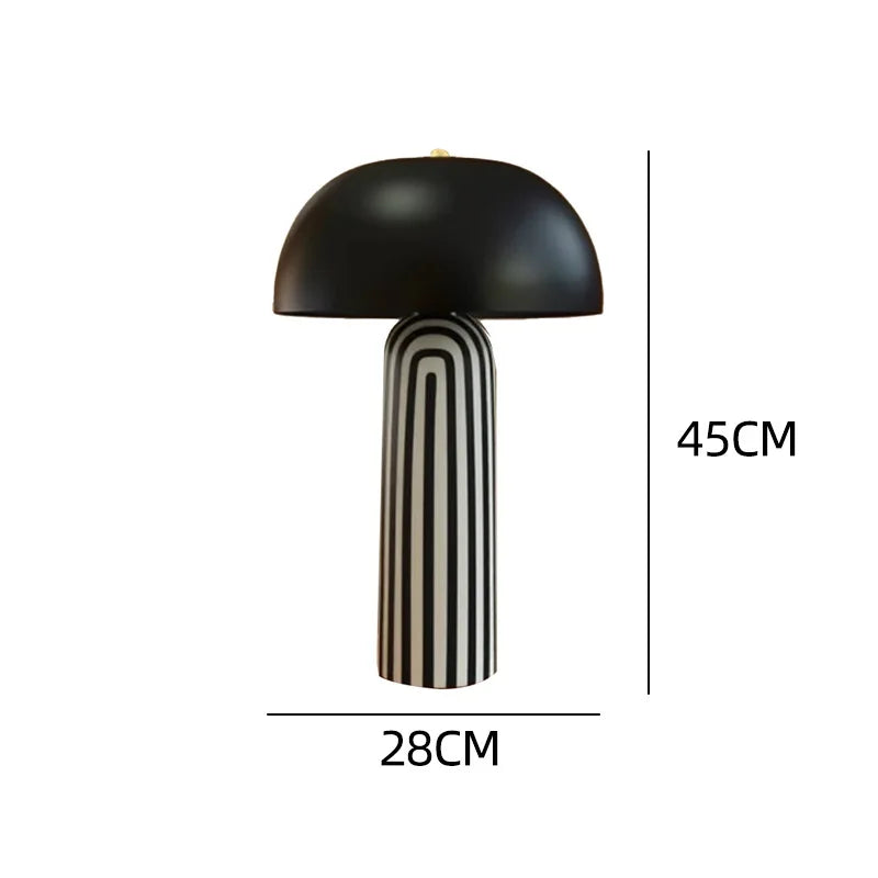 AuréLuma Japandi Wasabi Ceramic Table Lamp