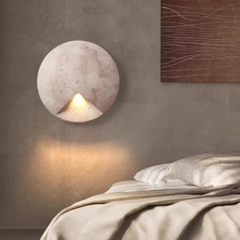 STONELUX ArtaGlow Natuurstenen Wandlamp - wandlamp - in de kamer