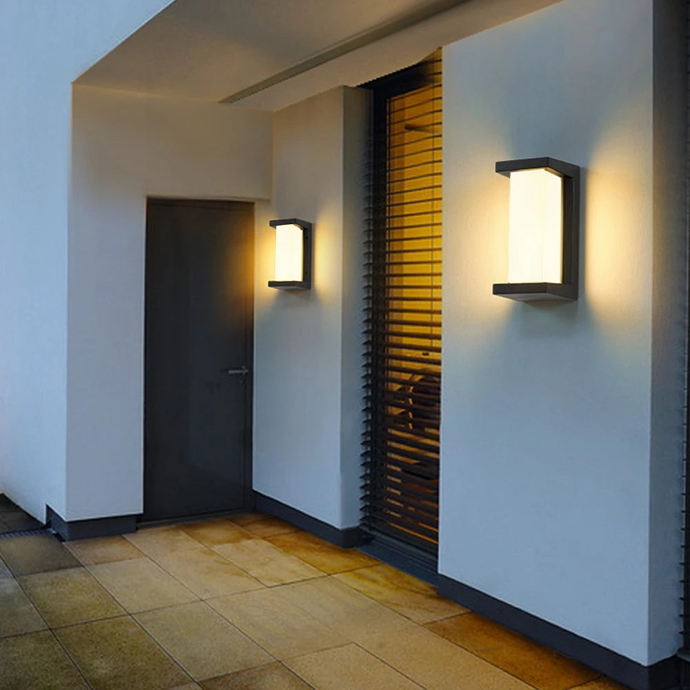 RAINFORCE IP65 LED Buitenwandlamp - buitenverlichting - zijaanzicht
