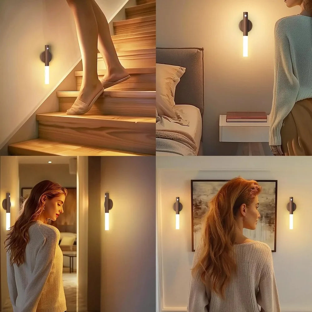 LumiSense – Draadloze Oplaadbare Wandlamp met Bewegingssensor - wandlamp - detail