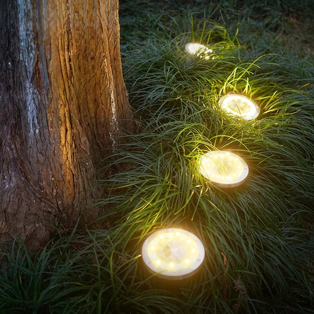 SunStep Solar LED Grondspots – 4-delige Set - buitenverlichting - materiaaldetail
