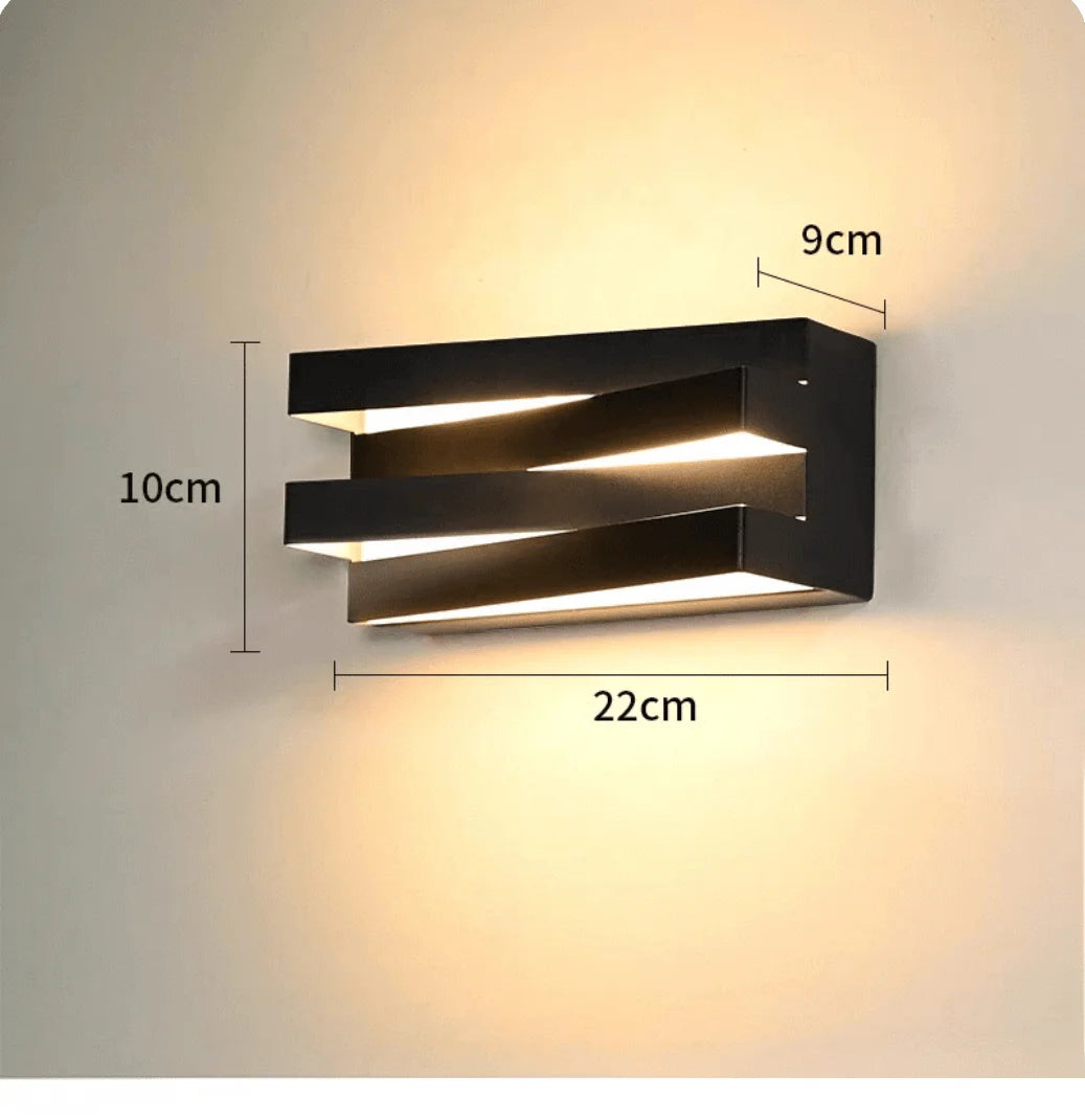 LuxGate Pro – LED Buitenwandlamp IP65 van Aluminium voor Tuin, Villa & Poort - buitenverlichting - verlicht