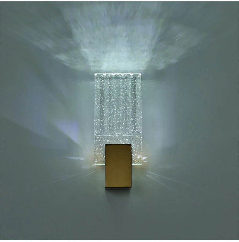 AuroraLux Bubble Wandlamp – Luxe Gouden LED - wandlamp - detail