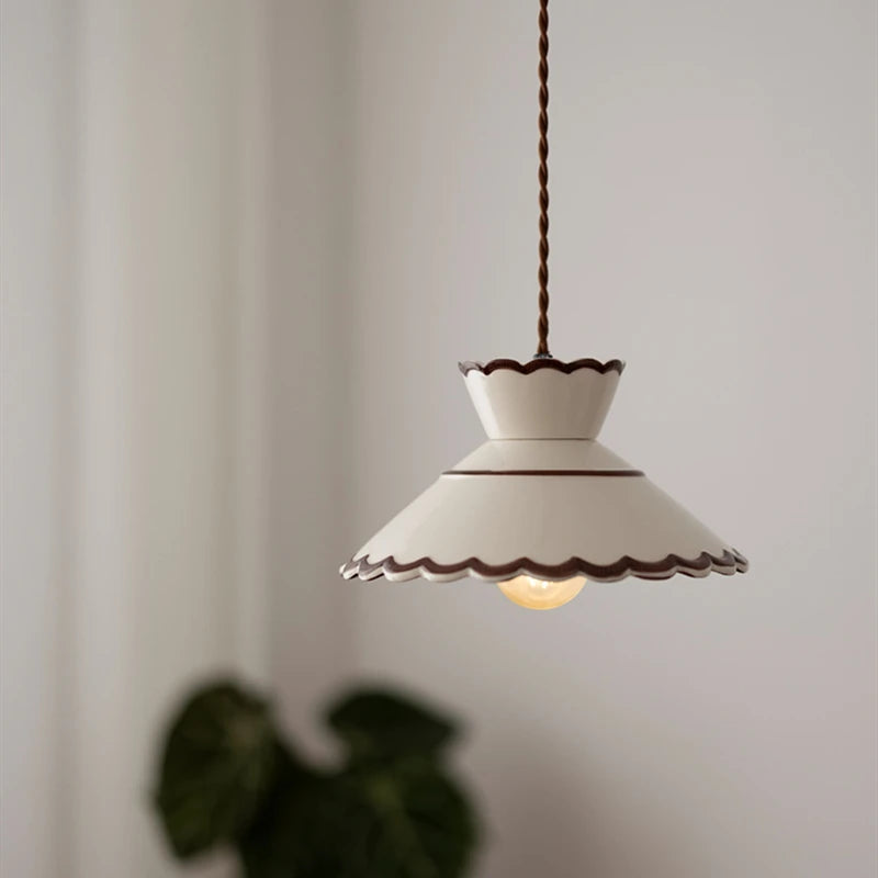 AuroraVerde Donkergroene Keramische Hanglamp - hanglampen - materiaaldetail
