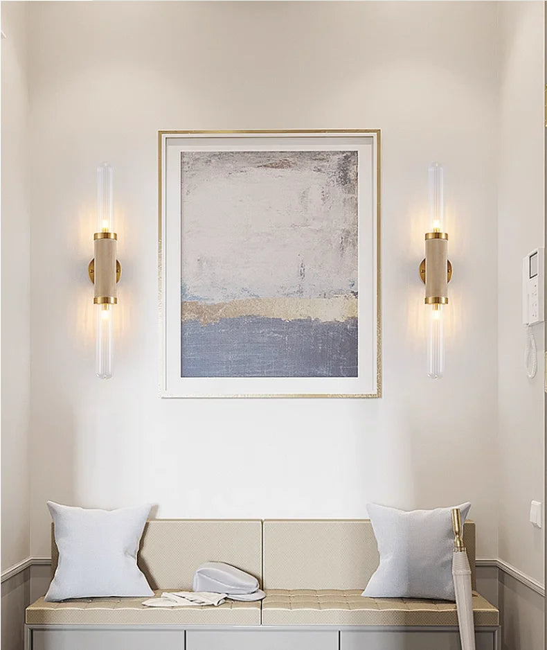 AuroraNord Luxe Wandlamp – Moderne LED Designlamp voor Slaapkamer, Restaurant & Woonruimte - wandlamp - gemonteerd