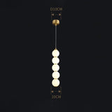 Luxurious Modern Glass Ball Pendant Lamp – Dimmable LED Ceiling Lamp 