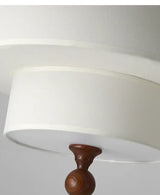 Boho Green Fabric Hanging Lamp