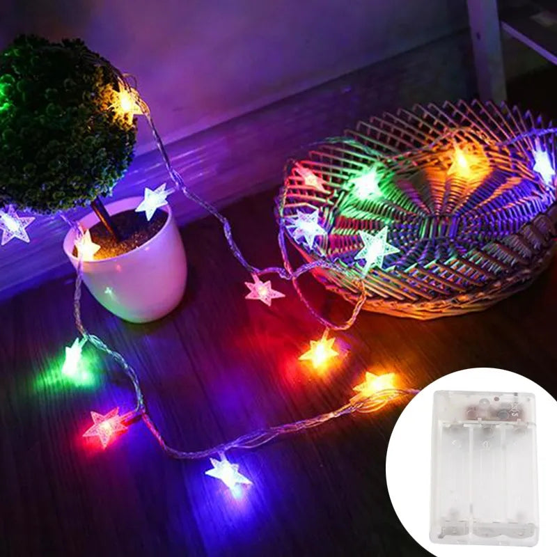 StellaGlow LED Sterren Sfeerverlichting – 51-100 LED’s Batterijgevoed - buitenverlichting - in de kamer