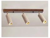 Travertine ceiling lamp