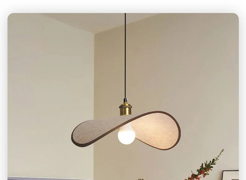 ZenAura Wabi-Sabi Strohoed Hanglamp - hanglampen - in de kamer