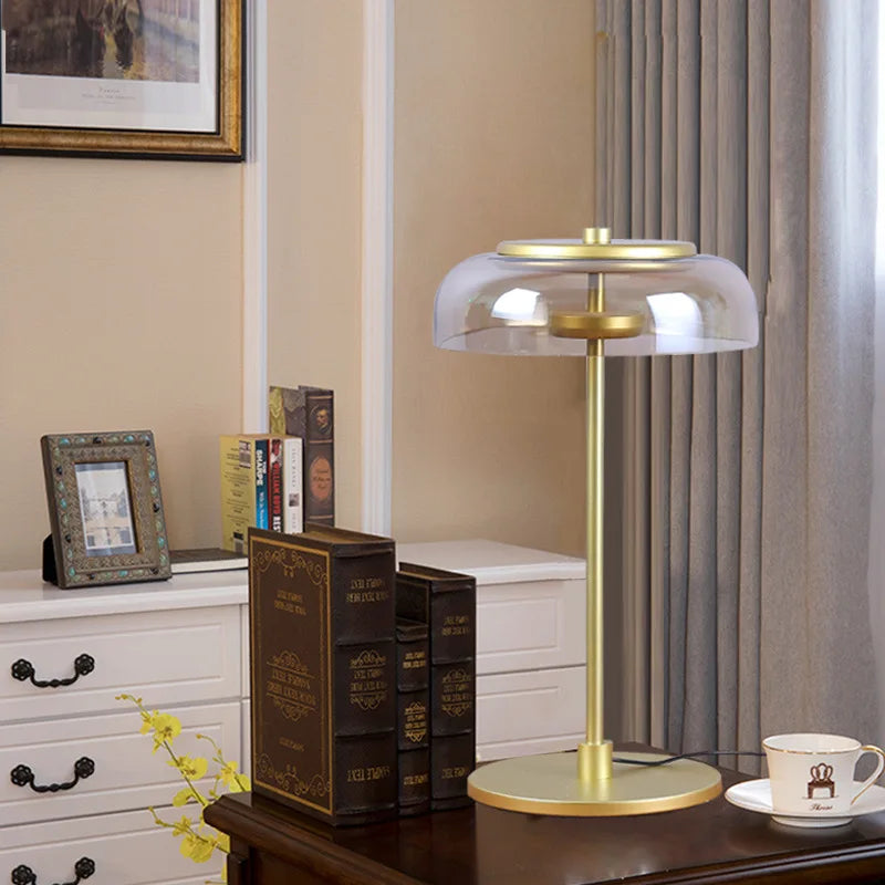Aurélo – Designer Tafellamp van Glas met LED in Postmoderne Stijl - tafellampen