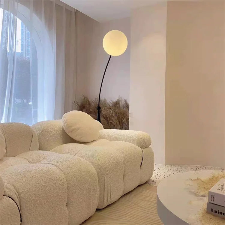 LumiGlow – Moderne Decoratieve Vloerlamp met Dimbare LED - vloerlampen - close-up