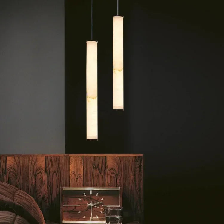 LUMIVERO Luxe Marmeren Hanglamp - hanglampen - sfeerbeeld