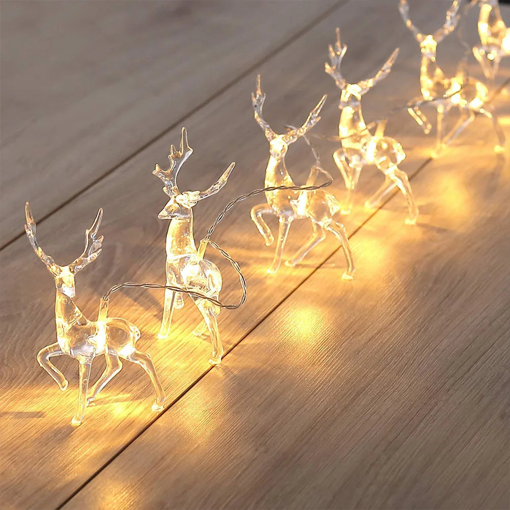 LumiDeer 1.5M LED Reindeer Christmas Lights