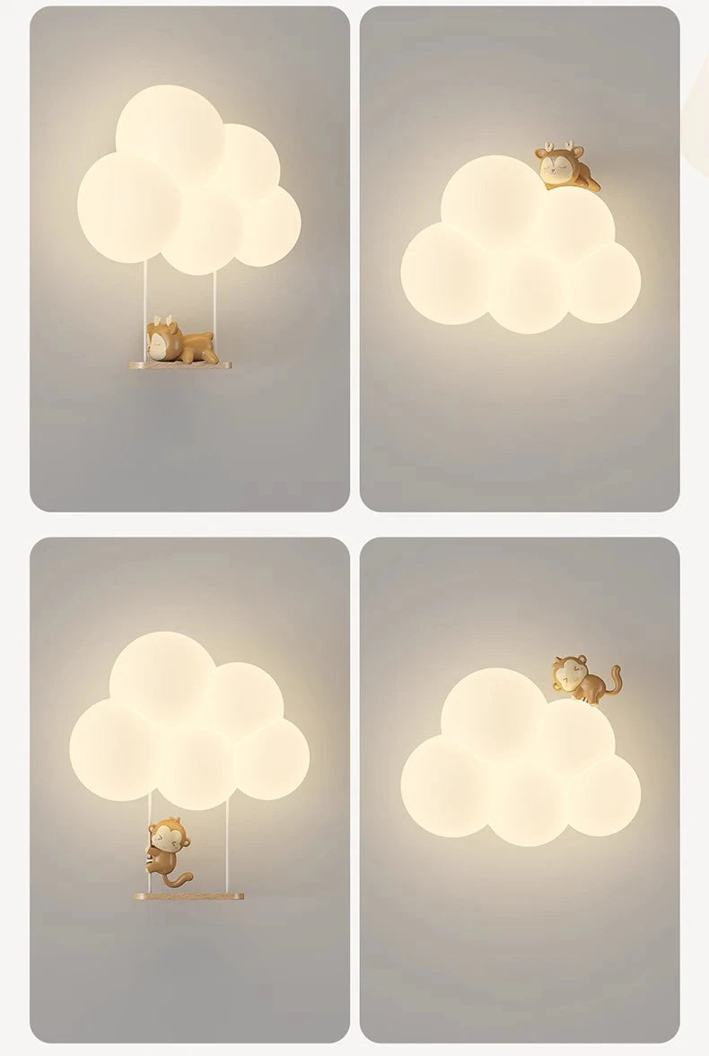 WonderGlow Dierenfiguur Wandlamp voor Kinderkamer - wandlamp - zijaanzicht