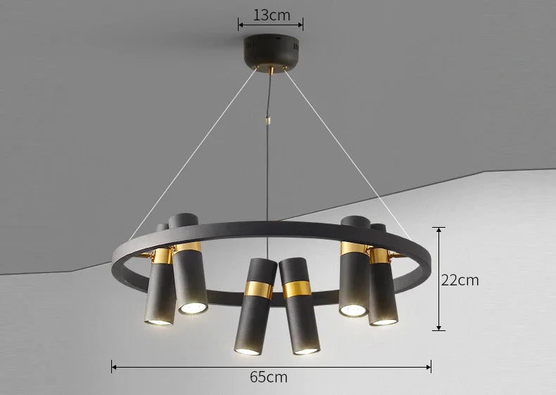 Modern Nordic LED Design Hanglamp - hanglampen - afmetingen