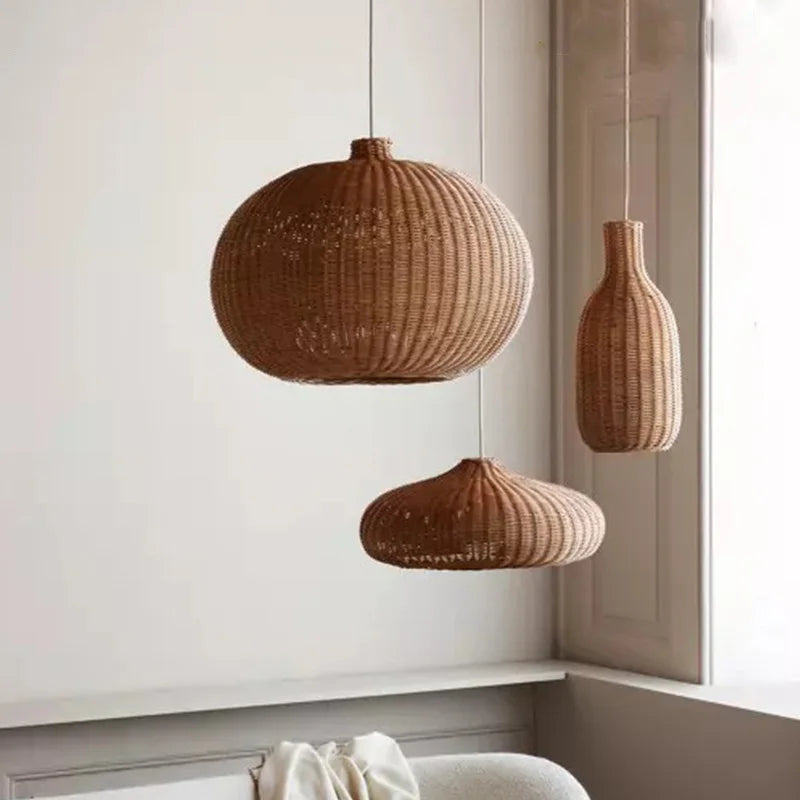 Bohemian Wicker Pendant Light - hanglampen - detail