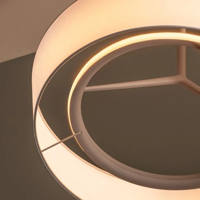 CircoLuce: Moderne Minimalistische LED Hanglamp van Stof - hanglampen - in de kamer