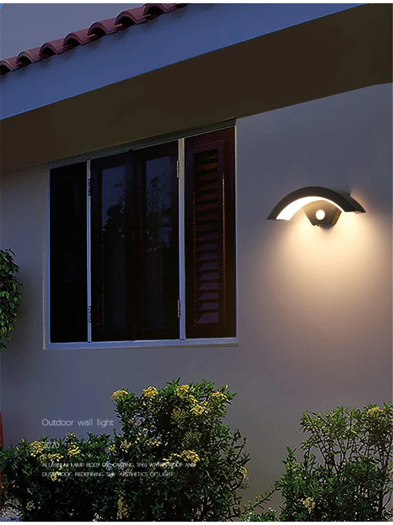 LUXGUARD Slim PIR Buitenlamp - buitenverlichting - close-up