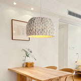ZenAura Japanese Wicker Pendant Lamp