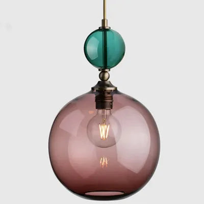 AuroraNordic Gekleurd Glas Hanglamp - hanglampen