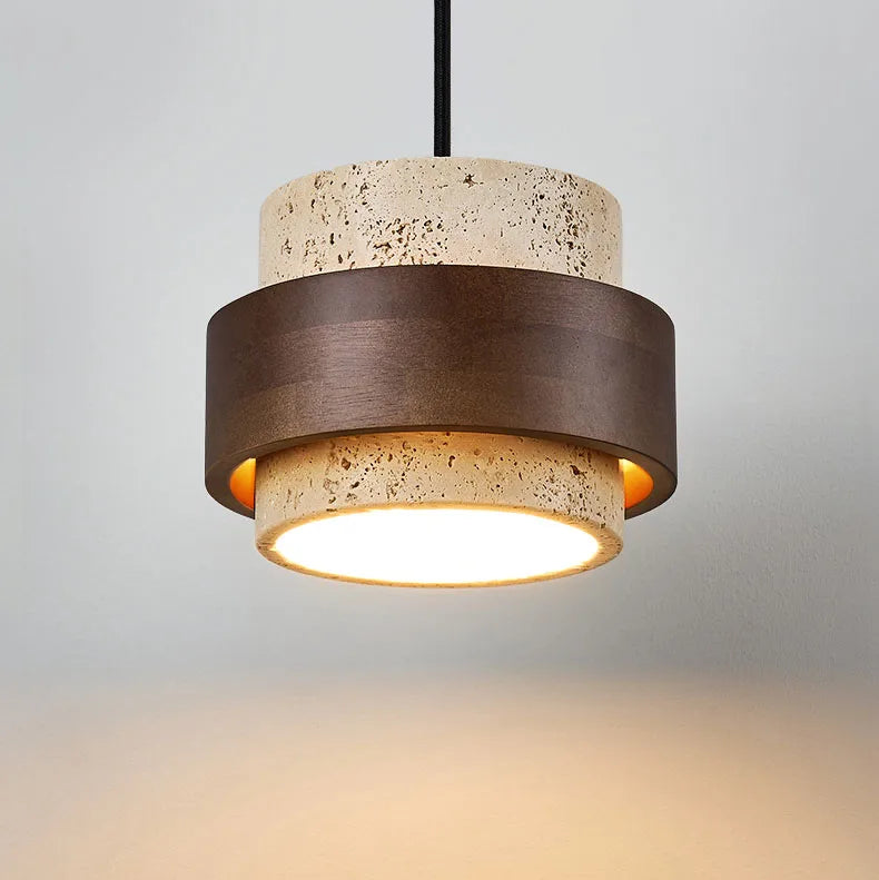LumiStone Natuursteen LED Hanglamp - hanglampen - afmetingen