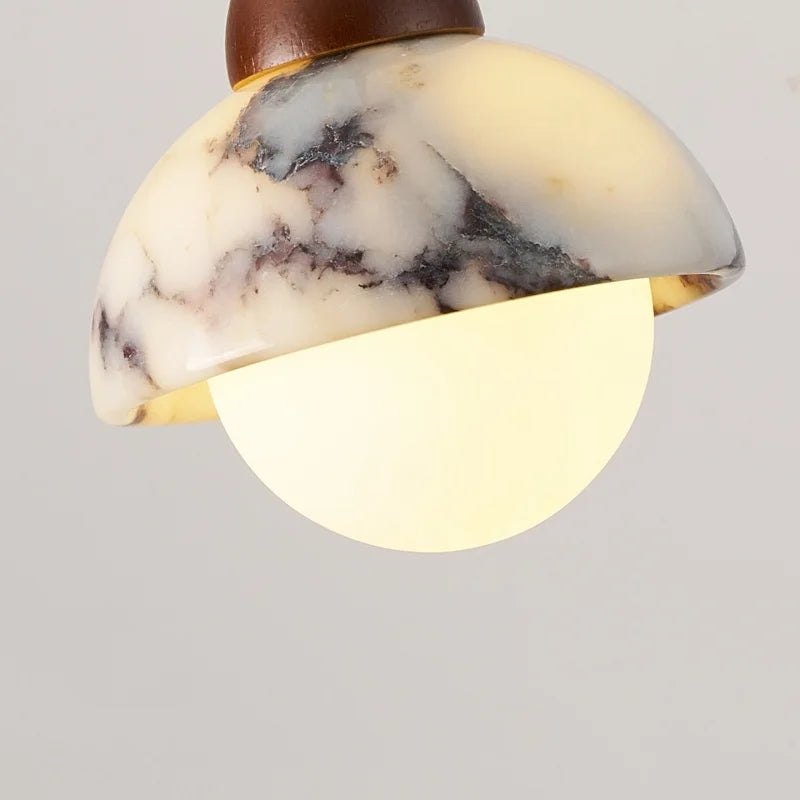 BulgariSphere Glasbol LED Hanglamp - hanglampen - zijaanzicht