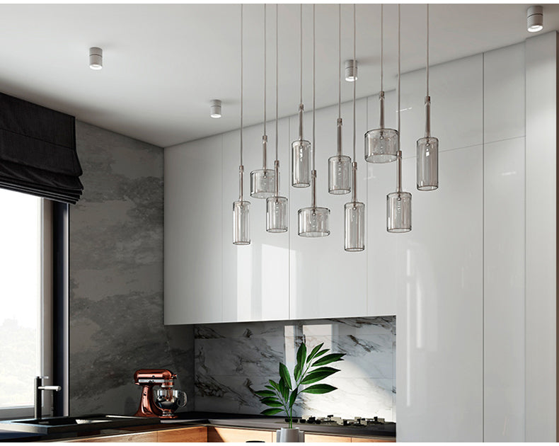 LuceVetro Eleganza – Italiaanse Minimalistische Design Hanglamp - hanglampen - materiaaldetail