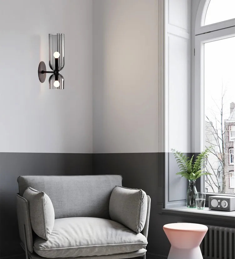 AuroraNord Luxe Glazen Wandlamp - wandlamp - detail