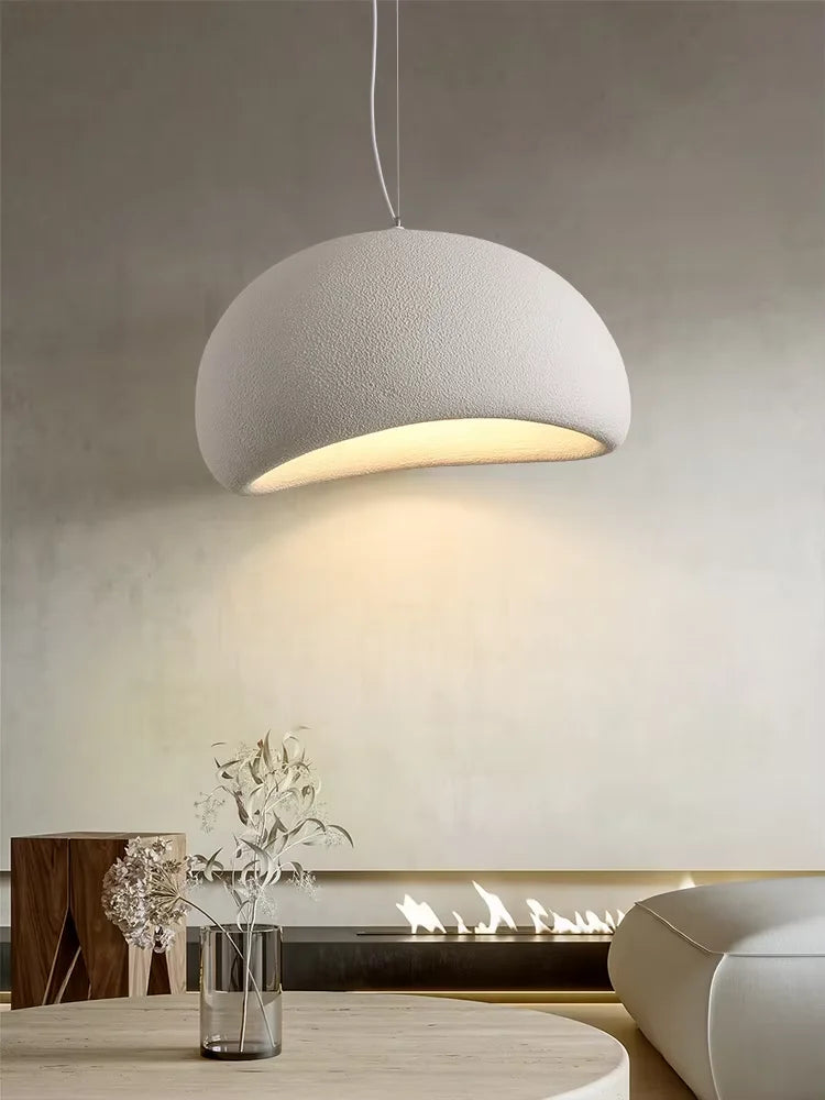 WabiGlow – Moderne Wabi Sabi LED Hanglamp voor Woonkamer, Eetkamer & Slaapkamer - hanglampen - verlicht