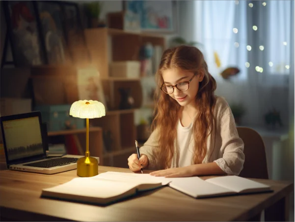 LumiVintage 3000 – Retro LED Tafellamp met Touchbediening en 3000mAh Oplaadbare Batterij - tafellampen - afmetingen
