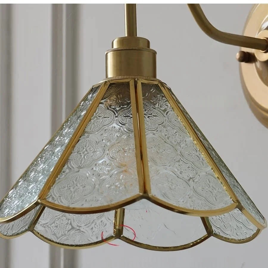 Aurora Copper Wall Light - wandlamp - afmetingen