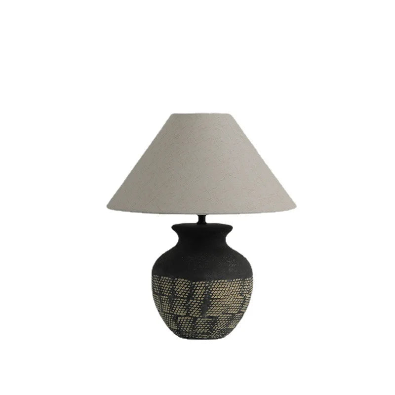 ZenGlow Handcrafted Ceramic Table Lamp - wandlamp & tafellamp - close-up