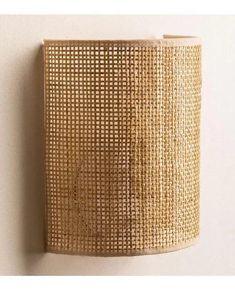 NATURA RATTAN Rotan Wandlamp - wandlamp - gemonteerd