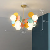 NatureGlow Colorful Branch Chandelier 