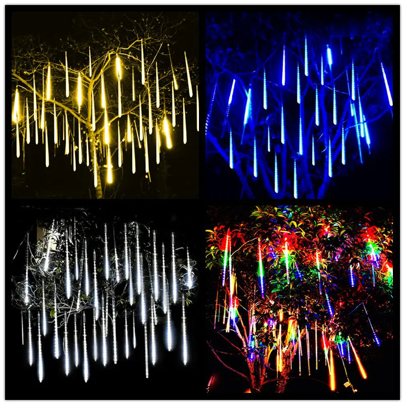 LUMIMETEOR Solar LED Meteorenregen Lampjes - buitenverlichting - sfeerbeeld