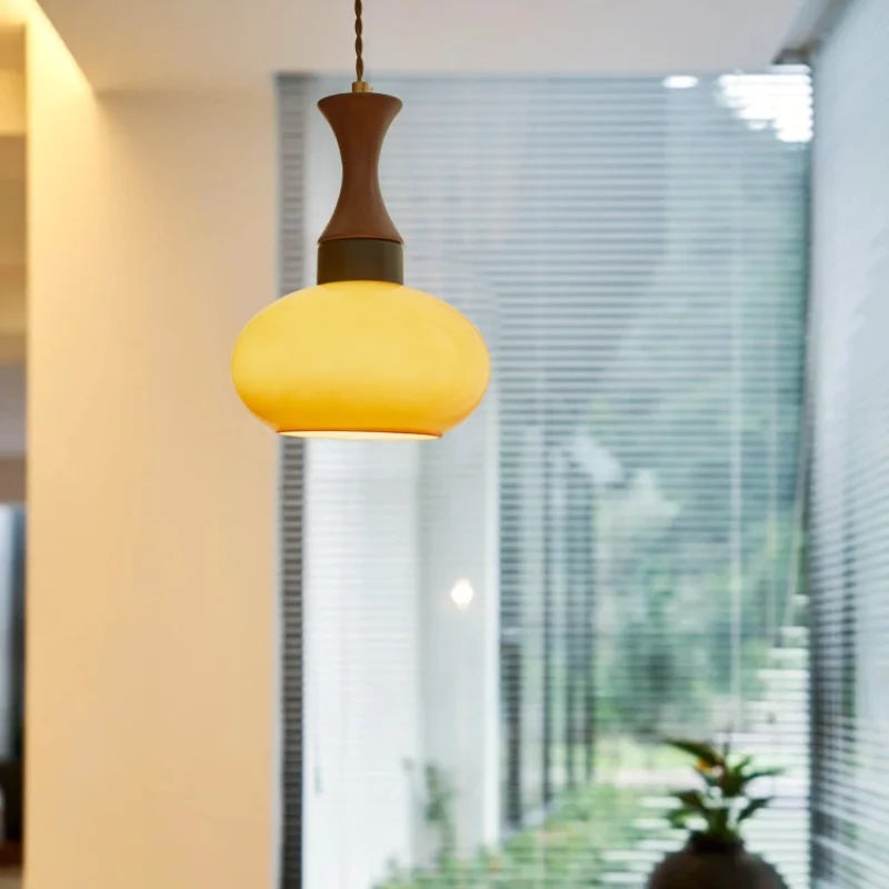 AmberGlow Vintage LED Hanglamp - hanglampen - close-up