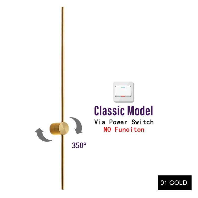 Lumea 350° FlexWall – Rotatable LED Wall Lamp with Modern Design