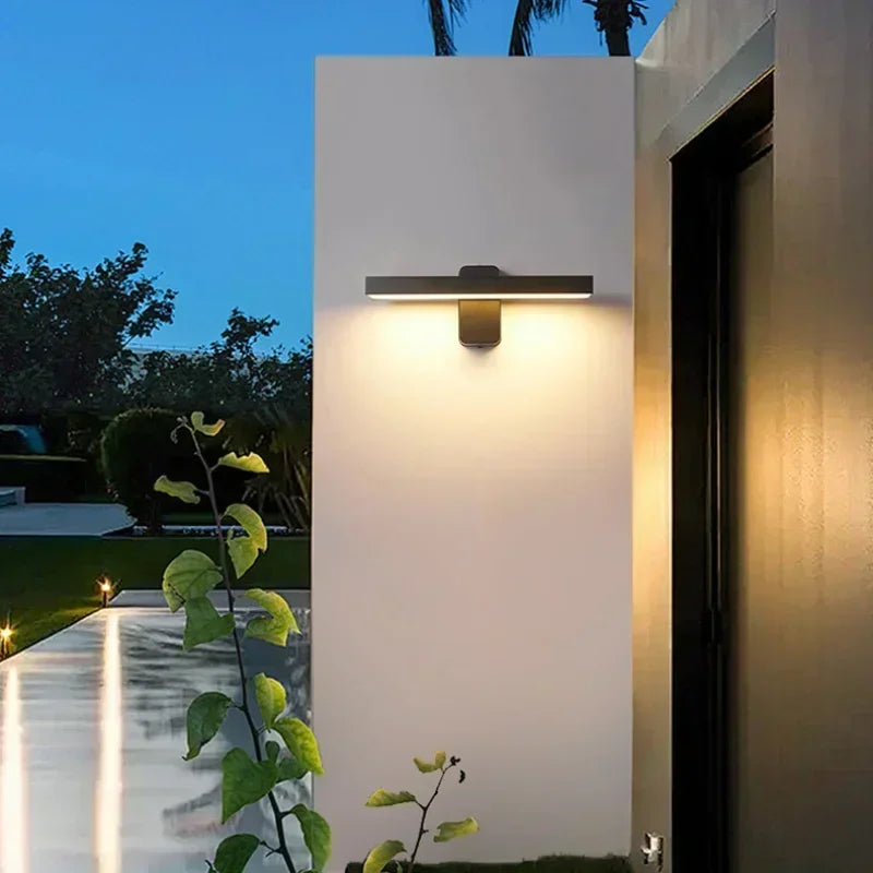 Waterdichte LED Buitenlamp - wandlamp - sfeerbeeld