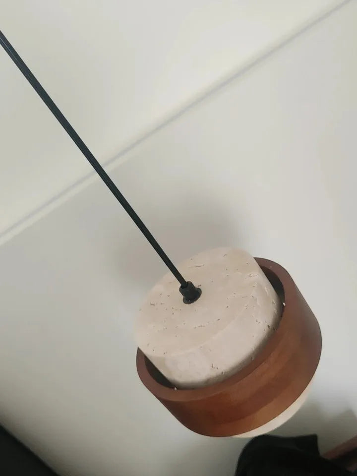 LumiStone Natuursteen LED Hanglamp - hanglampen - materiaaldetail