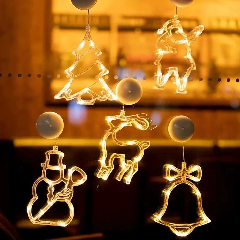 SantaGlow LED Raamverlichting met Zuignap - buitenverlichting - in de kamer