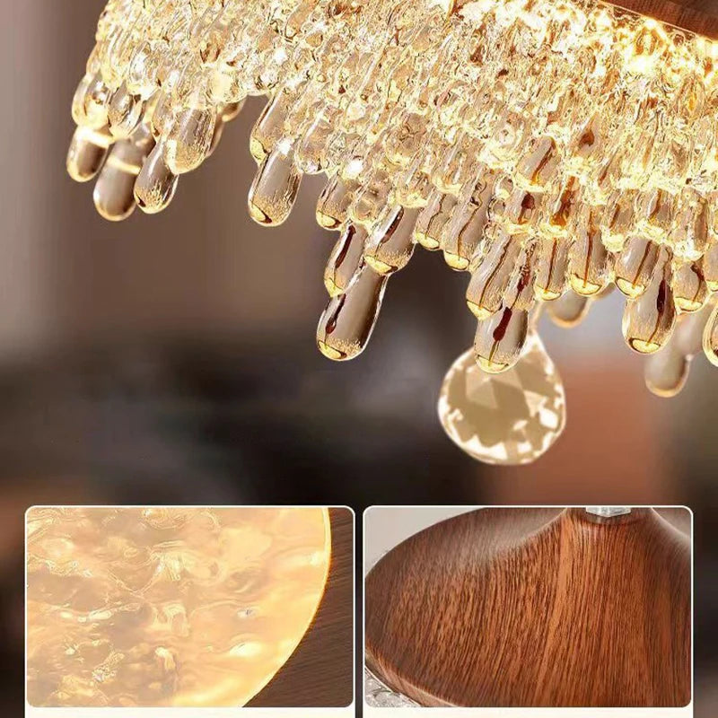 WalnoDrop Waterdruppel Hanglamp - plafondlamp - zijaanzicht