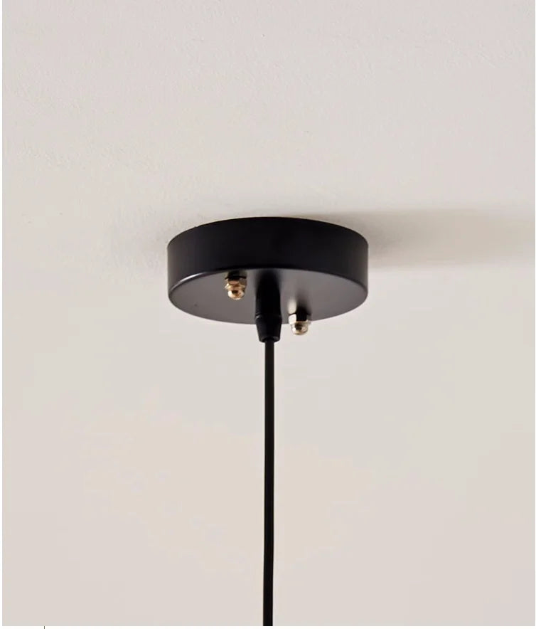 Nordic Wabi Glow – Minimalistische Wabi Sabi Linnen LED Hanglamp - hanglampen - afmetingen