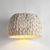 ZenAura Japanese Wicker Pendant Lamp