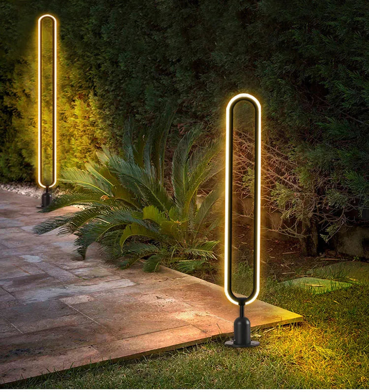 LumiPath Rondo – Waterdichte LED Tuinlamp | Minimalistisch Buitenlicht voor Pad, Villa & Landschap - buitenverlichting - deta