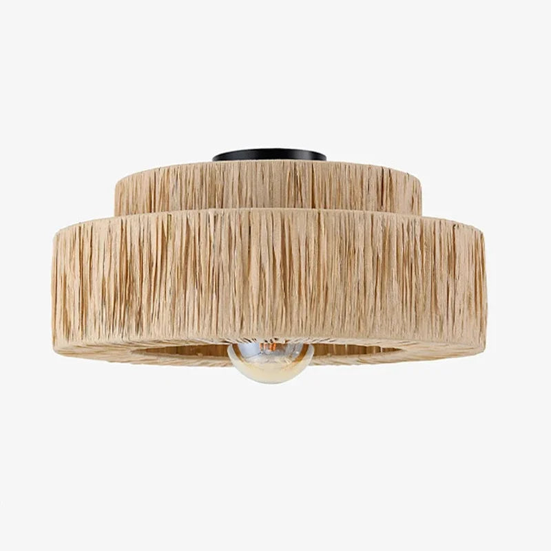 ZENLUMI Japanse Rieten Hanglamp - hanglampen - close-up