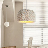 ZenAura Japanese Wicker Pendant Lamp